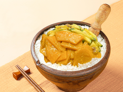 西葫芦南瓜擂饭
